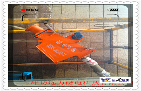 管道除鐵器，新疆管道永磁除鐵器廠家_內部構造結構圖_新疆管道永磁除鐵器廠家工作原理_安裝示意圖